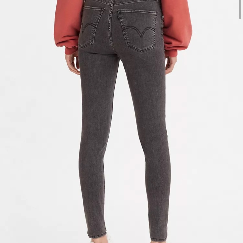 Levi’s mile high skinny jeans raw hem
